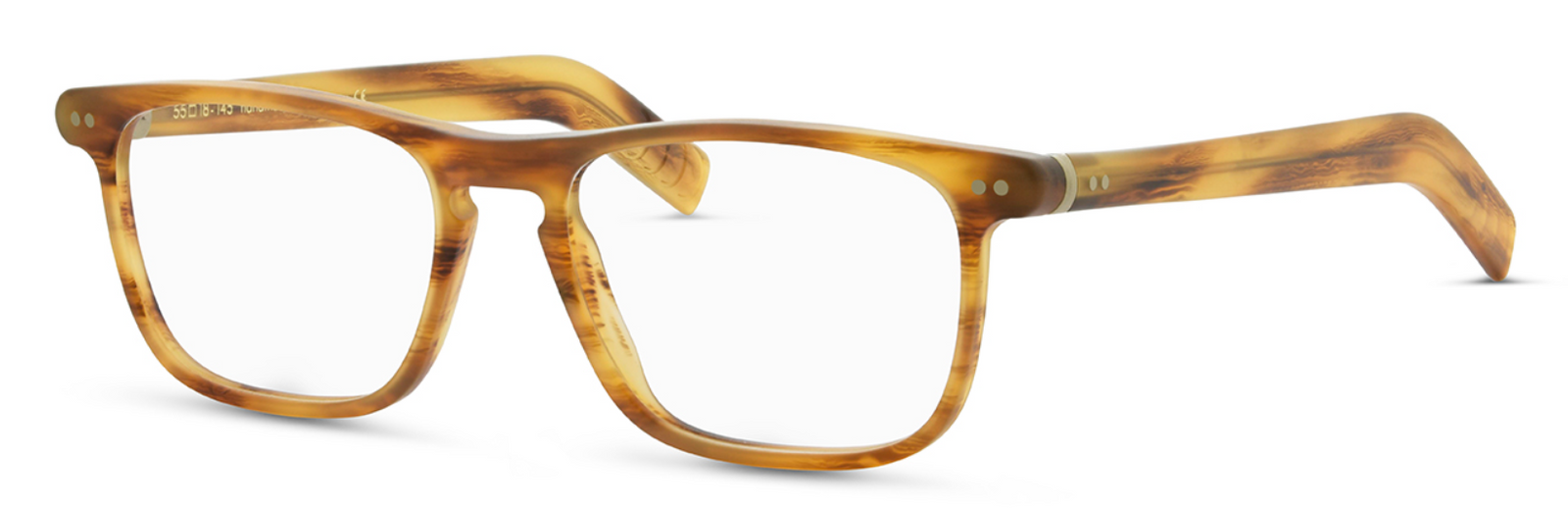 Alexander Daas - Lunor A6 256 Eyeglasses - Light Havana - Side View