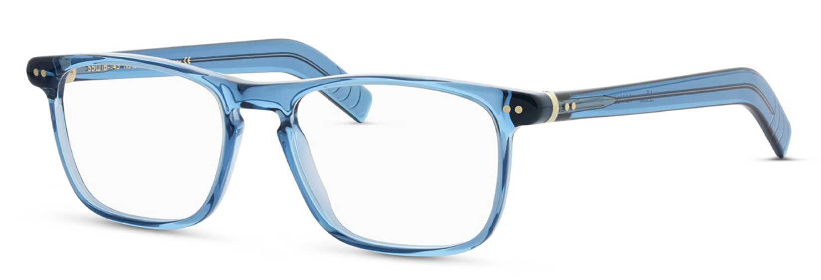 Alexander Daas - Lunor A6 256 Eyeglasses - Blue Crystal- Side View