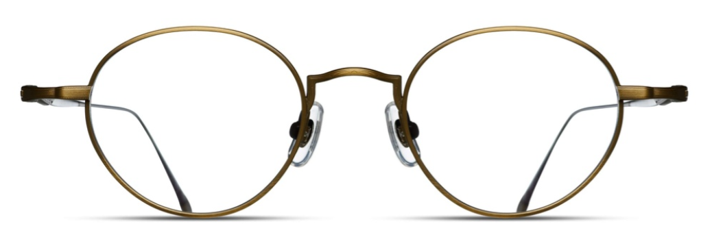Alexander Daas - Matsuda 10189H Eyeglasses - Antique Gold - Front View