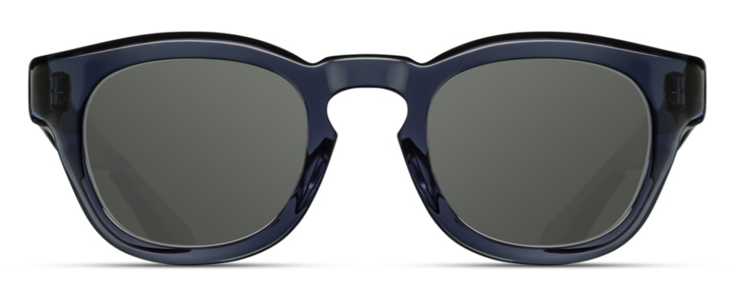 Alexander Daas - Matsuda M1029 Sunglasses - Dark Navy Crystal - Grey - Front View