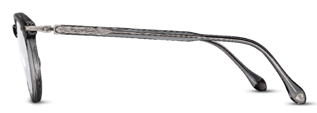 Alexander Daas - Matsuda M2058 Eyeglasses - Grey Crystal - Side View