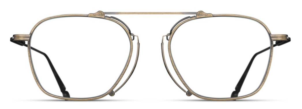 Alexander Daas - Matsuda M3129 Eyeglasses - Antique Gold - Front View