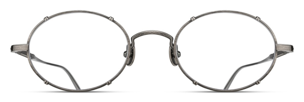 Alexander Daas - Matsuda M3150 Eyeglasses - Antique Silver - Front View