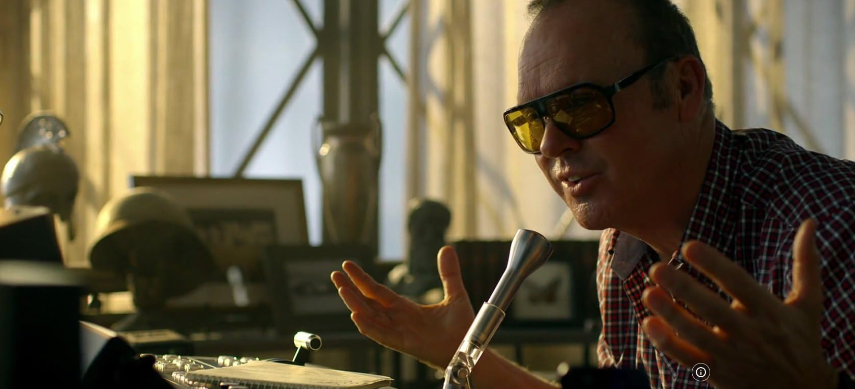 Michael Keaton wearing Alexander Daas Power Sunglasses in Need for Speed