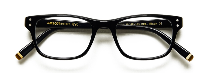 Alexander Daas - Moscot Alex Eyeglasses - Black - Front View
