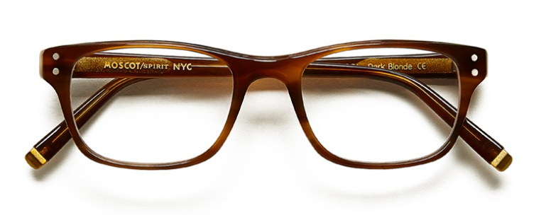 Alexander Daas - Moscot Alex Eyeglasses - Dark Blonde - Front View