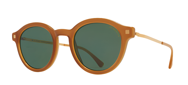 Alexander Daas - Mykita Ketill Sunglasses - Dark Brown Polar G15 - Side View