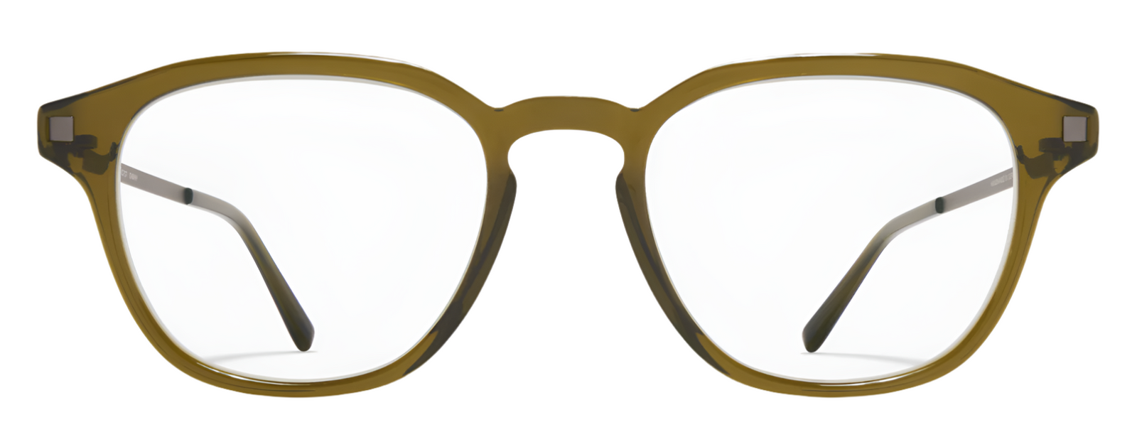 Alexander Daas - Mykita Pana Eyeglasses - Peridot Graphite - Front View