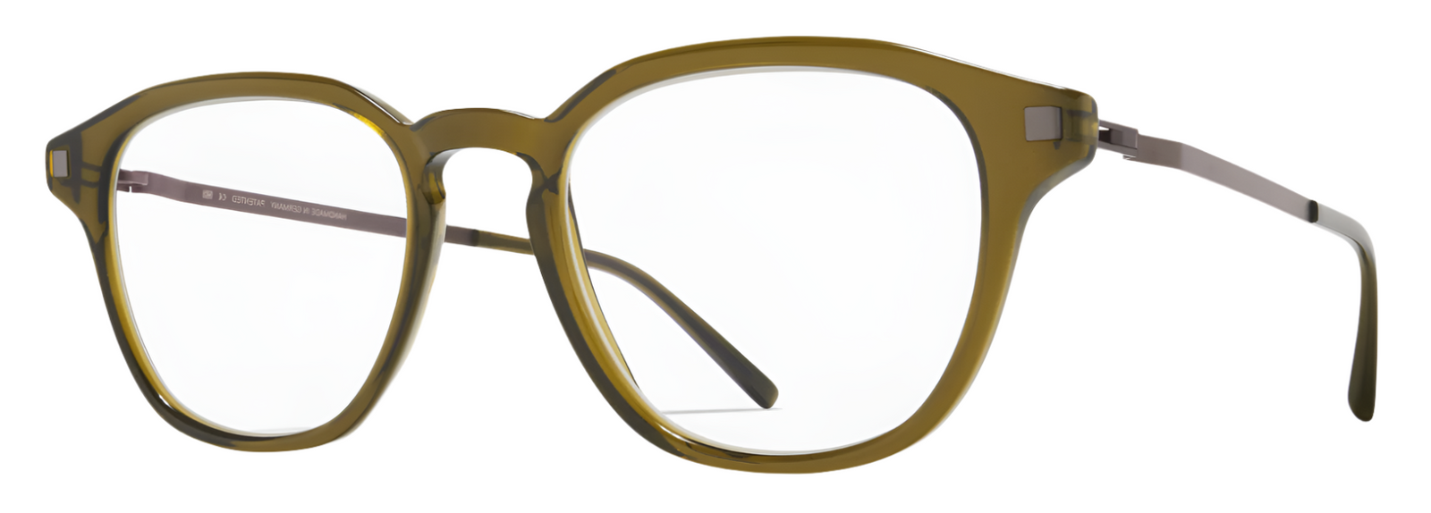 Alexander Daas - Mykita Pana Eyeglasses - Peridot Graphite - Side View