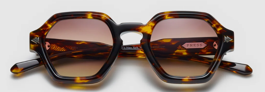 Alexander Daas - Press Birth Sunglasses - PU001 Forever Silver - Front View