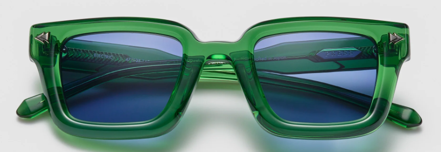 Alexander Daas - Press Electric Sunglasses - PU004 Grasshopper Silver - Front View
