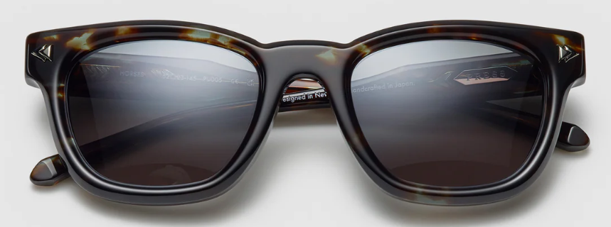 Alexander Daas - Press Horses Sunglasses - PU005 Noir - Silver - Front View