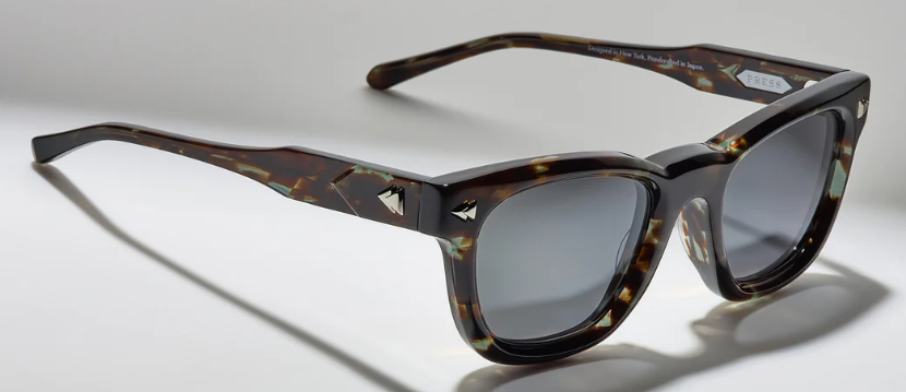 Alexander Daas - Press Horses Sunglasses - PU005 Noir - Silver - Side View