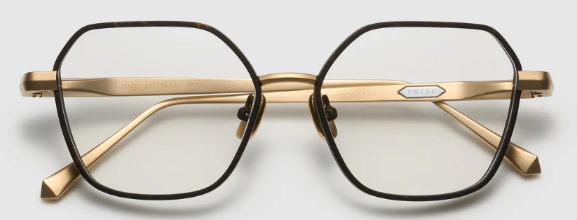 Alexander Daas - Press Love Eyeglasses - 010 Matte Tortoise - Front View