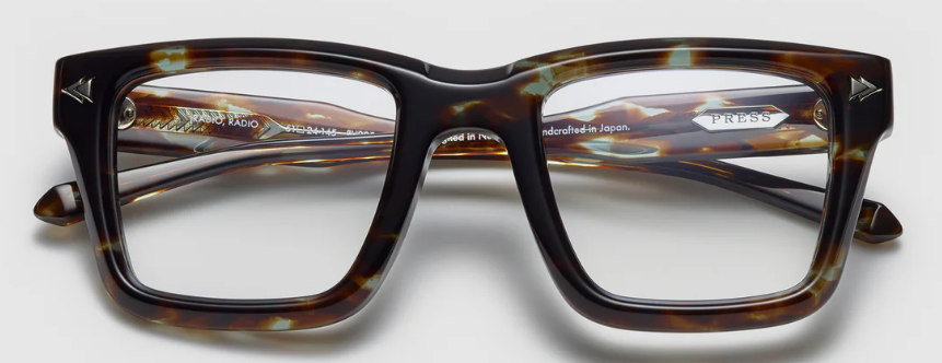 Alexander Daas - Press Radio, Radio Eyeglasses - P005 Noir Silver - Front View