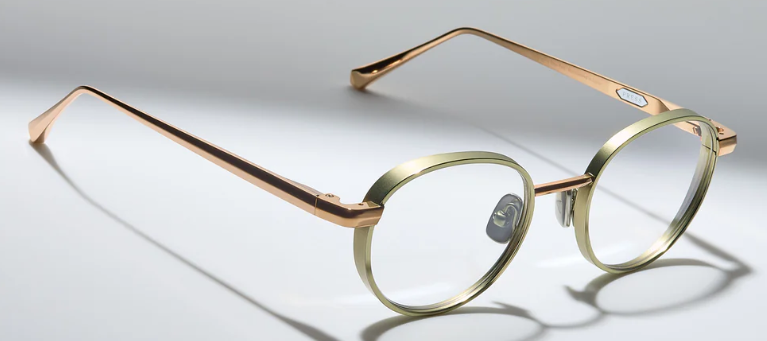 Alexander Daas - Press Rigby Eyeglasses - DR005 Cascade Green  Side View