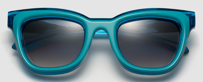 Alexander Daas - Press Lioness Sunglasses - LE009 Ocean - Grey Gradient - Front View