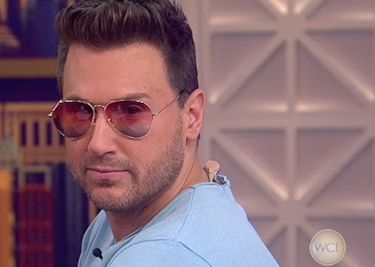 Ryan Chiaverini on ABC Windy City LIving wearing Nina Chantele x Alexander Daas 'Chi-to-LA' Sunglasses