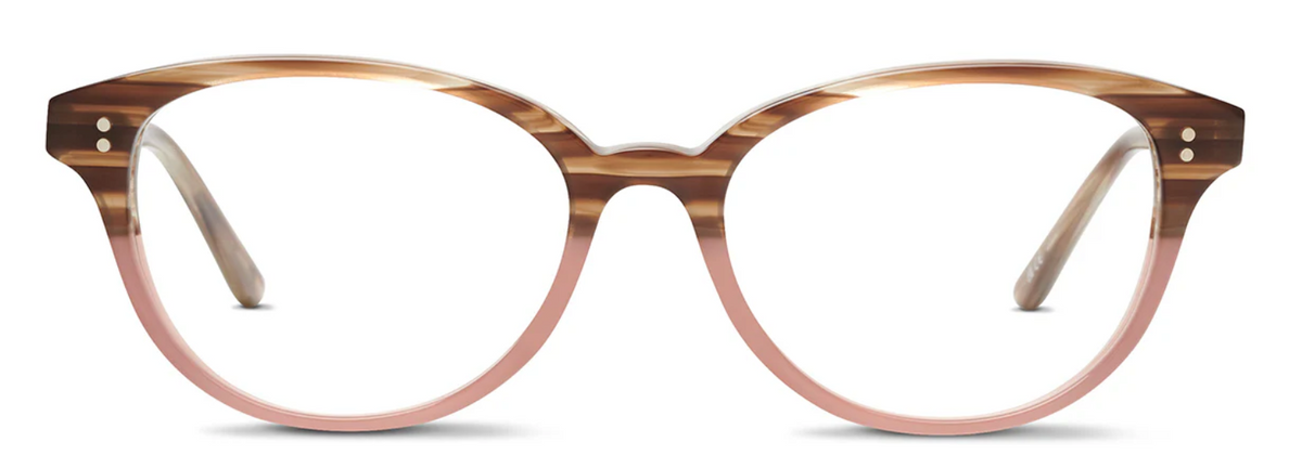 Alexander Daas - Salt Optics Mackenzie Eyeglasses - Rose Oak - Front View