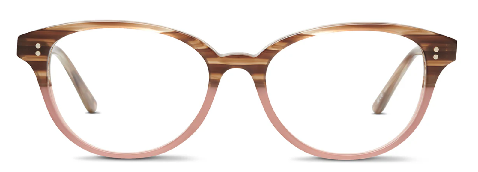 Alexander Daas - Salt Optics Mackenzie Eyeglasses - Rose Oak - Front View