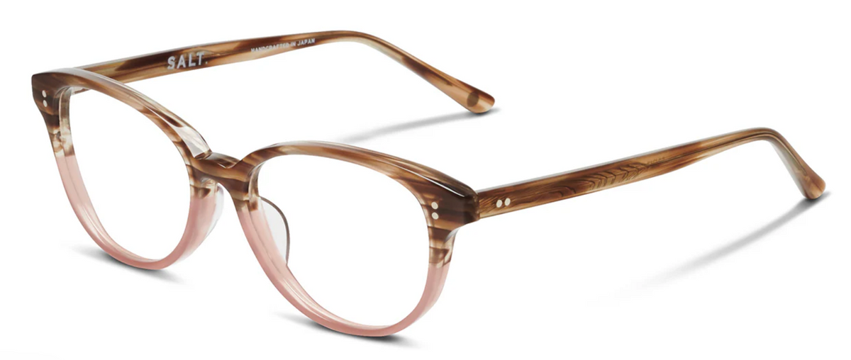 Alexander Daas - Salt Optics Mackenzie Eyeglasses - Rose Oak - Side View