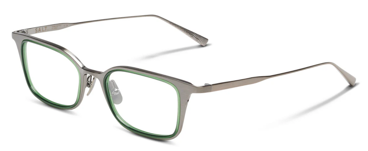 Alexander Daas - Salt Optics Mason Eyeglasses - Steel Antique Silver - Side View