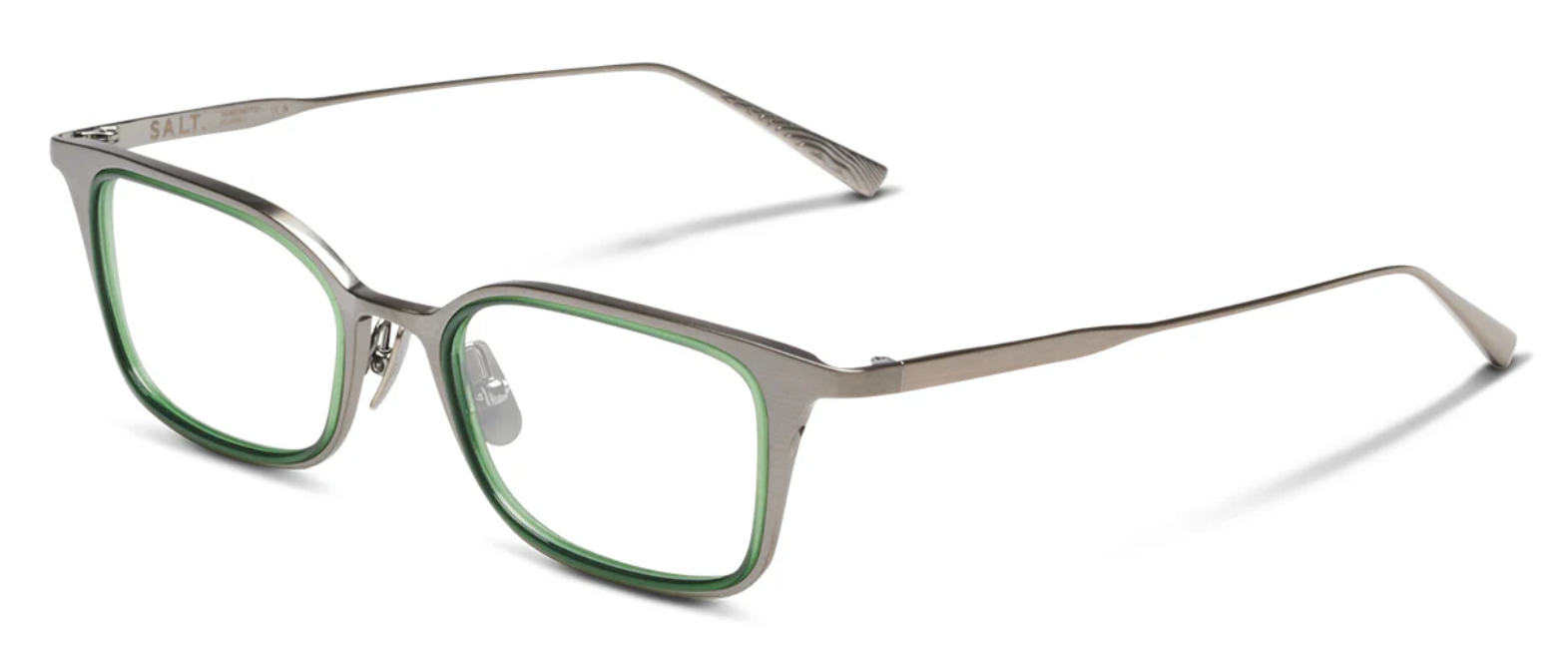 Alexander Daas - Salt Optics Mason Eyeglasses - Steel Antique Silver - Side View