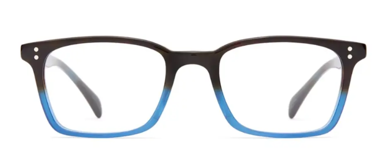 Alexander Daas - Salt Optics Gunderson Eyeglasses - Earth Blue - Front View