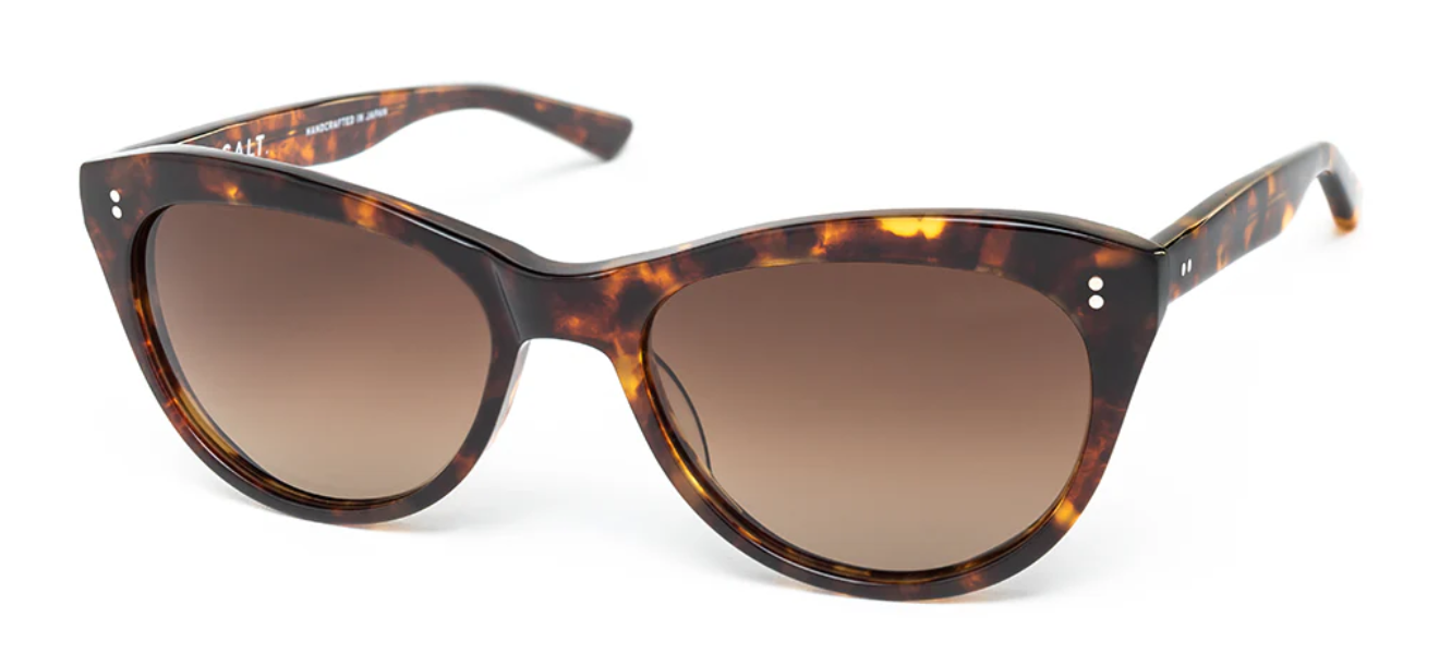 Alexander Daas - Salt Optics Hillier Sunglasses - Toasted Toffee Brown Gradient - Side View