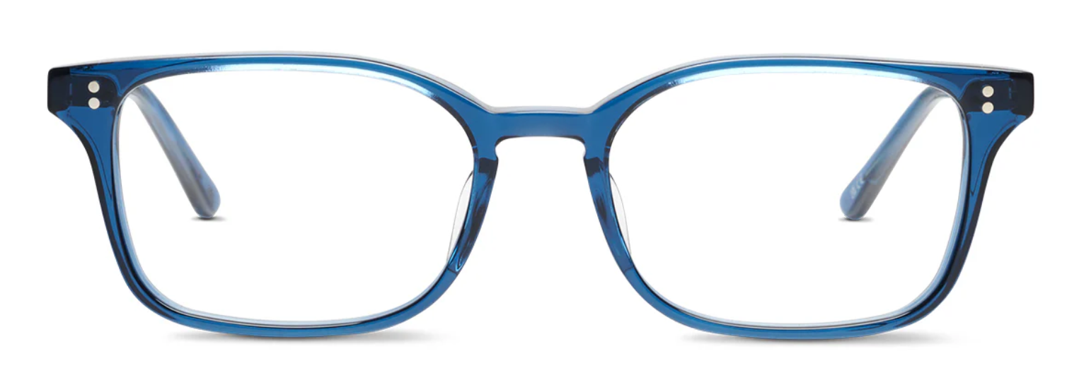 Alexander Daas - Salt Optics Livingston Eyeglasses - Indigo - Front View