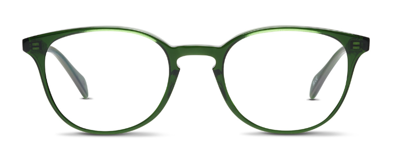 Alexander Daas - SALT Optics Tiffany Eyeglasses - Evergreen - Front View