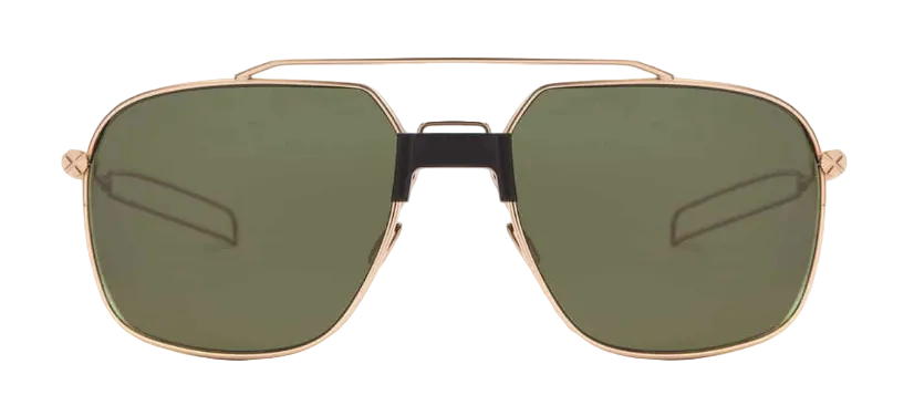 Alexander Daas - Tavat Dominator II Sunglasses - Gold - Vintage Grey - Front View