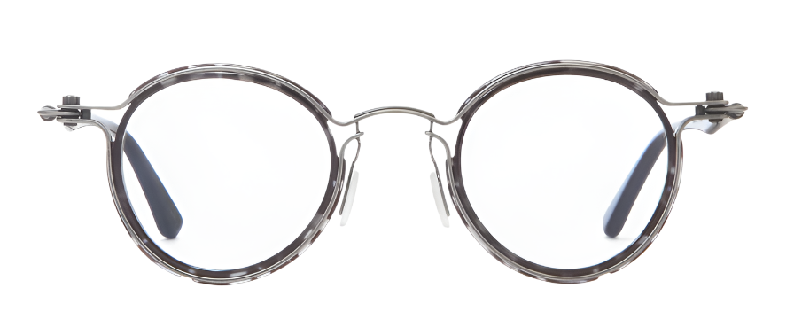 Alexander Daas - Tavat Pantos C 2.0 Eyeglasses - Light Gun Black Havana - Front View