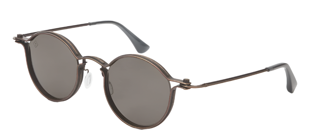 Alexander Daas - Tavat Pantos  M SC105 Sunglasses - Rust - Grey - Side View