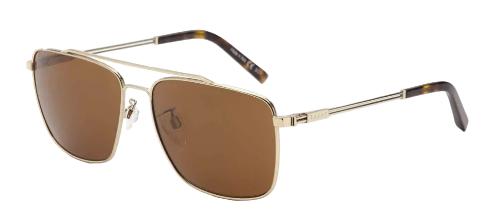 Alexander Daas - Tavat Wingman I Sunglasses - Gold - Bronze - Side View