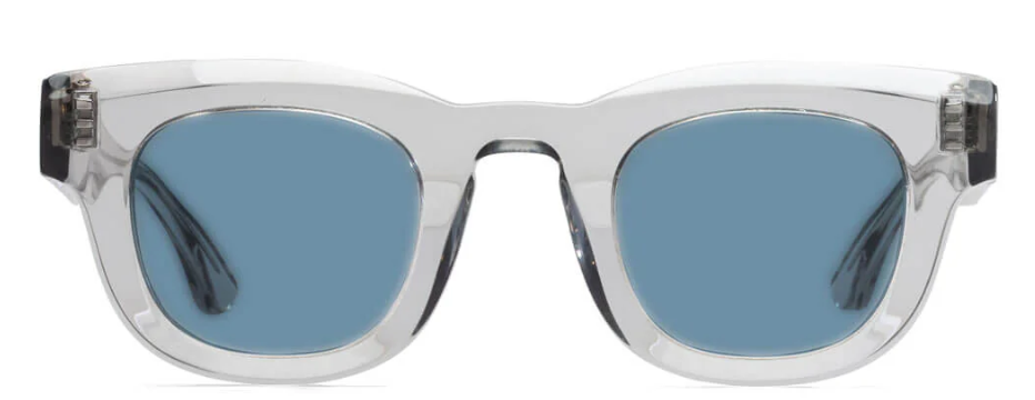 Alexander Daas - Thierry Lasry Dogmaty 850 Translucent Grey/Solid Navy Sunglasses - Front View