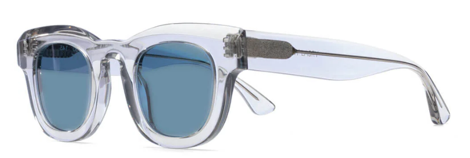 Alexander Daas - Thierry Lasry Dogmaty 850 Translucent Grey/Solid Navy Sunglasses - Side View