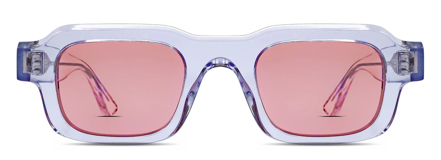 Alexander Daas - Thierry Lasry Flexxxy 00 Sunglasses - Clear - Pink - Front View