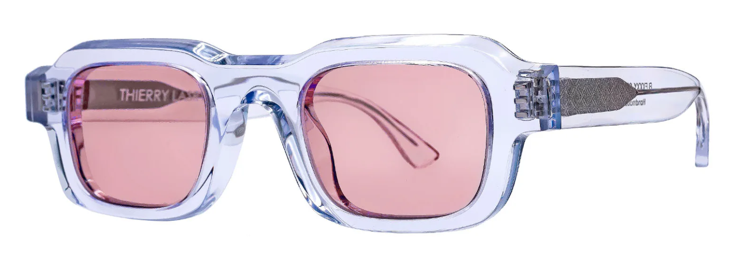 Alexander Daas - Thierry Lasry Flexxxy 00 Sunglasses - Clear - Pink - Side View