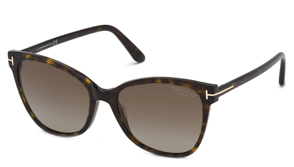 Alexander Daas - Tom Ford FT0844 Ani Sunglasses - Dark Havana-Brown Polar - Side View