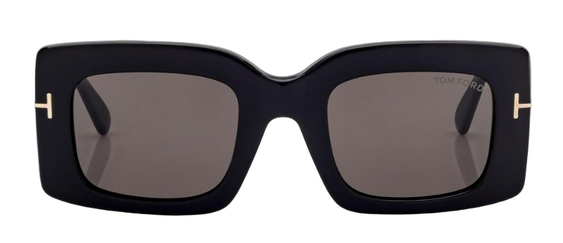 Alexander Daas - Tom Ford Brigitta FT1188 Sunglasses - 01A Black - Grey - Front View
