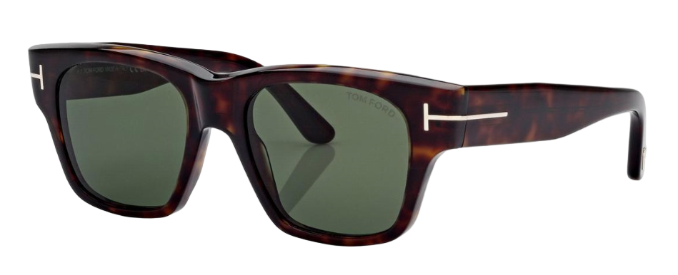 Alexander Daas - Tom Ford Caine FT1280 Sunglasses - 52N Dark Havana - G15 - Side View