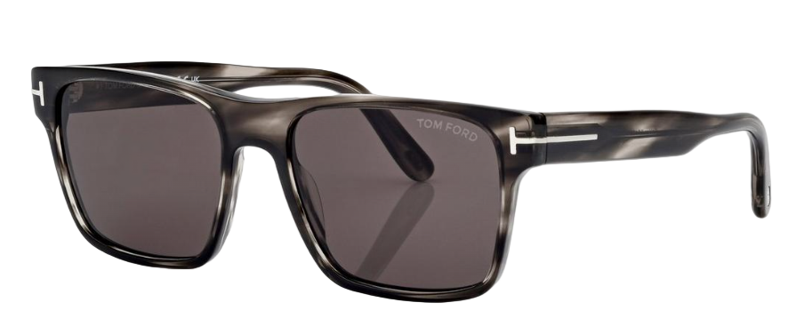 Alexander Daas - Tom Ford Calder FT1205 Sunglasses - 56A Grey Colored Havana - Grey - Side View