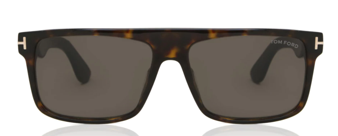 Alexander Daas - Tom Ford FT0999 Philippe Sunglasses - Dark Tortoise-Grey - Front View