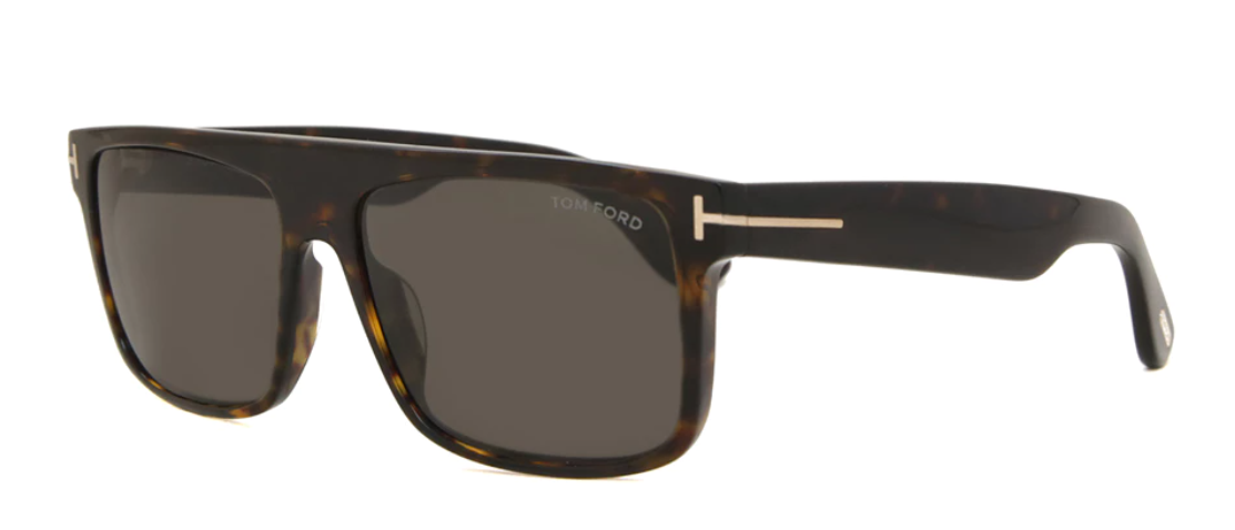 Alexander Daas - Tom Ford FT0999 Philippe Sunglasses - Dark Tortoise-Grey - Side View