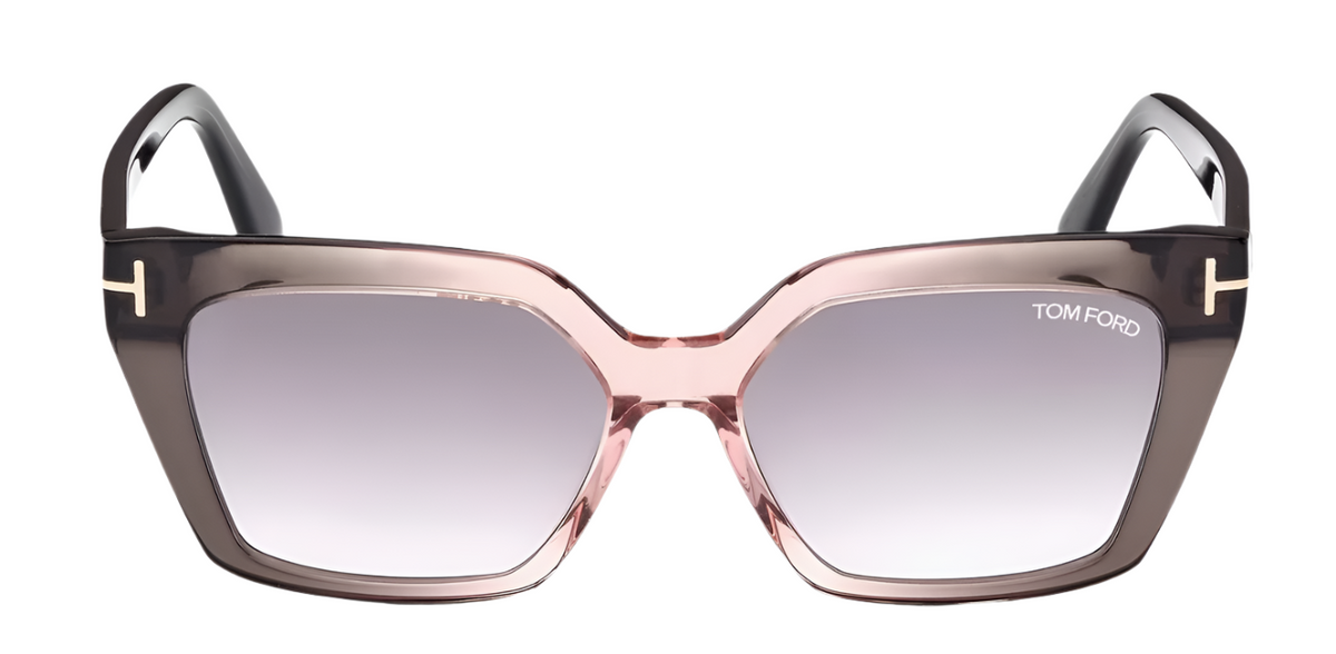 Alexander Daas - Tom Ford FT1030 Winona Sunglasses - Grey Rose-Grey Gradient - Front View