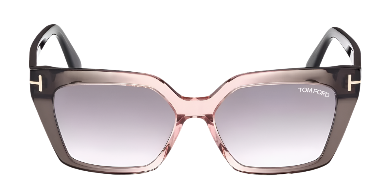 Alexander Daas - Tom Ford FT1030 Winona Sunglasses - Grey Rose-Grey Gradient - Front View