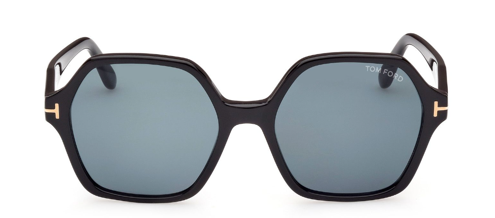 Alexander Daas - Tom Ford FT1032 Romy Sunglasses - 01A Shiny Black-Blue - Front View