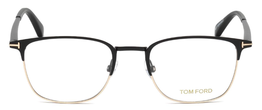 Alexander Daas - Tom Ford FT5453 Eyeglasses - 002 Matte Black - Front View