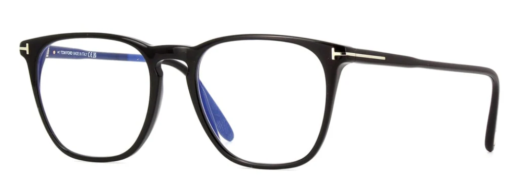Alexander Daas - Tom Ford FT5937-B Eyeglasses - 001 Shiny Black - Side View